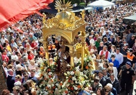 La procesión del Cristo de Urda, en imágenes