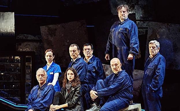 Un momento del montaje