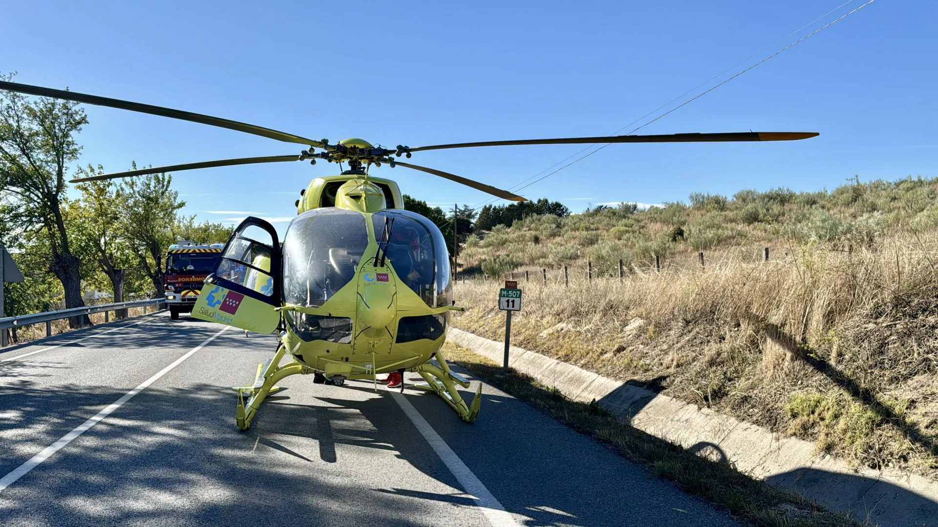 Imagen del lugar del accidente