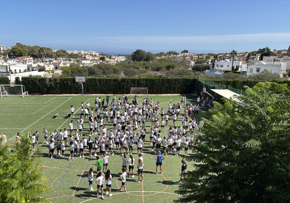 Imagen de las actividades desarrolladas en ELIS Villamartín durante el Global Be Well Day