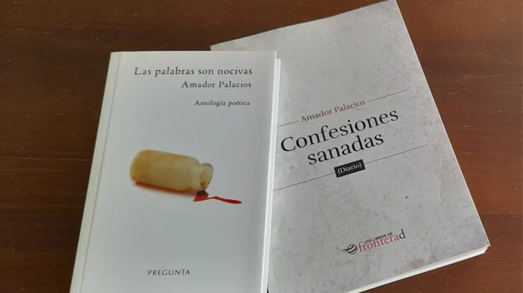 Dos libros del autor, el último publicado de poesía Las Palabras son Nocivas (2018), y el último publicado, un ensayo Confesiones sanadas (2024), del que versa el artículo