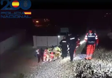 Rescatan en Ávila a un hombre de 30 años arrollado por un tren