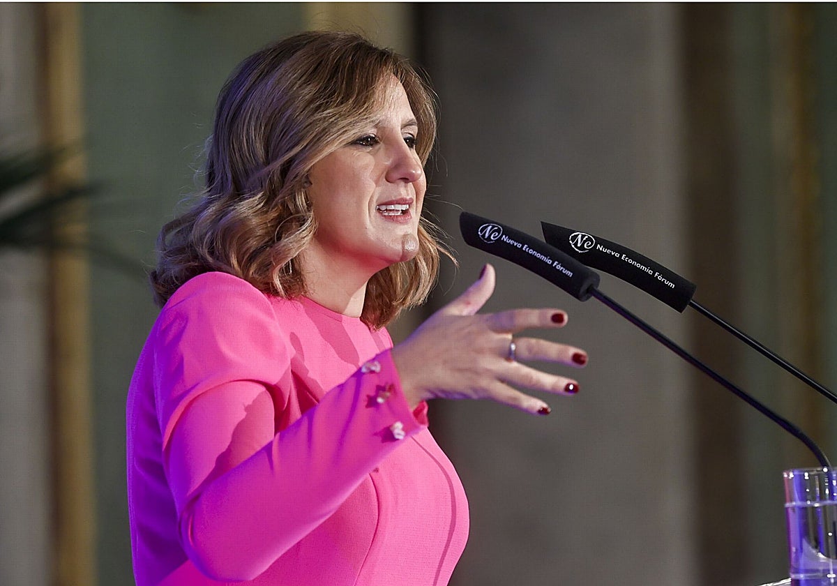 Imagen de la alcaldesa de Valencia, María José Catalá, tomada este miércoles en Madrid