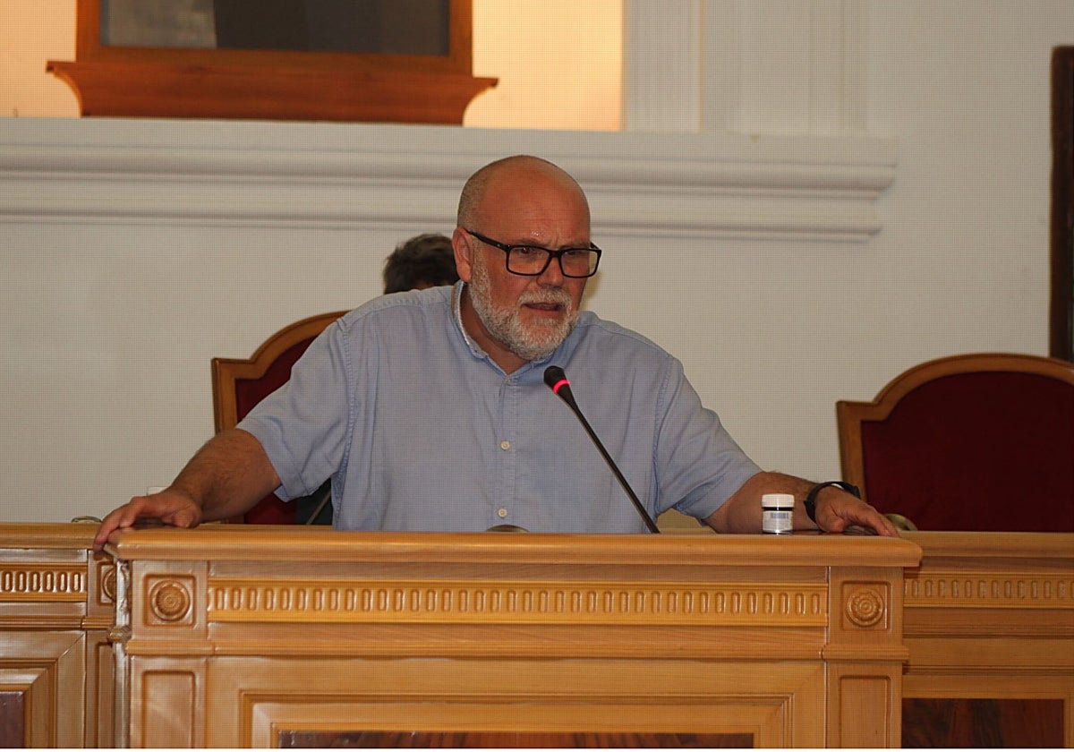 Txema Fernández, portavoz de IU-Podemos