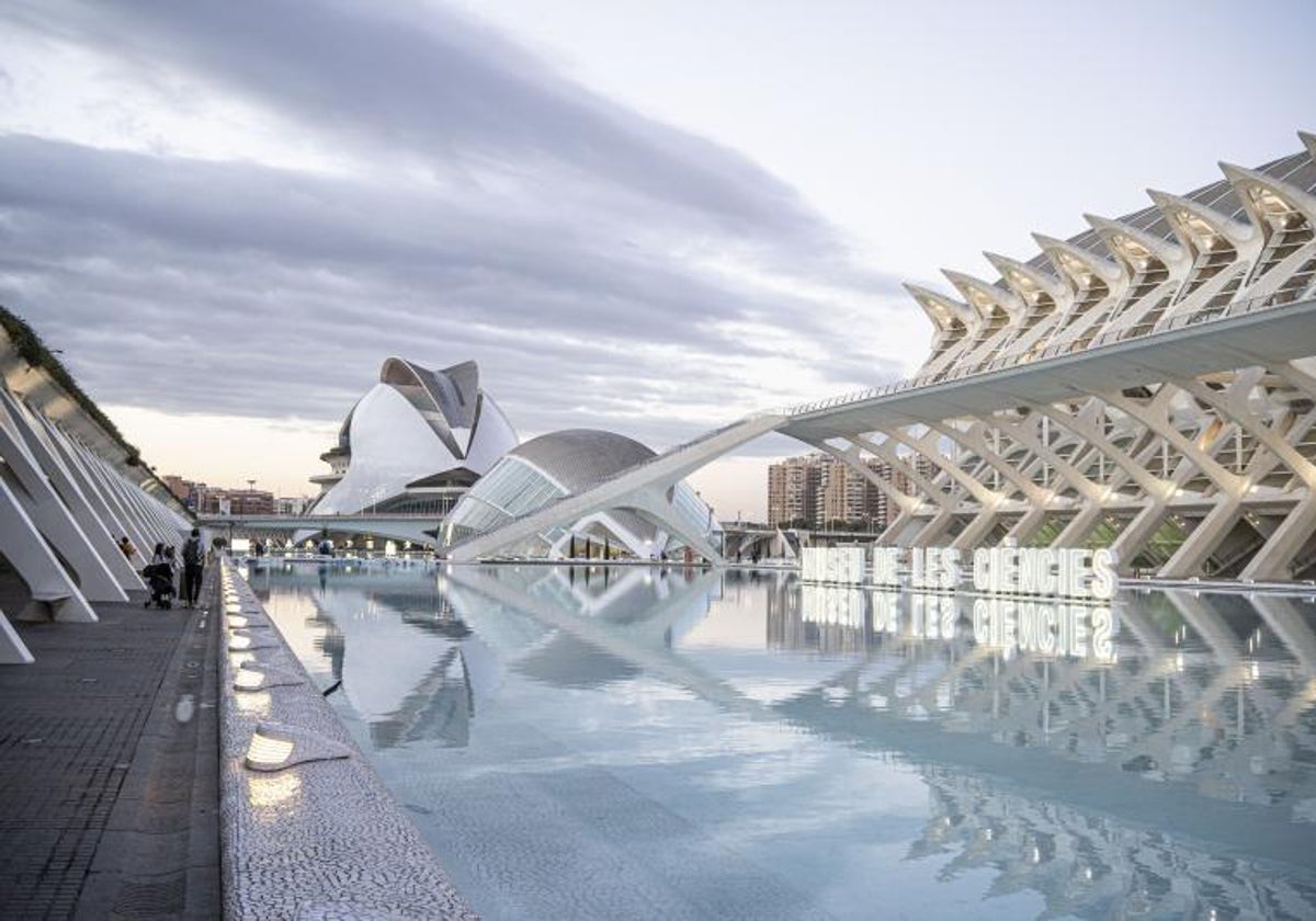 Imagen de archivo de la Ciudad de las Artes y las Ciencias de Valencia