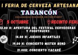 Veinticuatro horas de buena cerveza, comida, música y otras actividades en la I Feria de la Cerveza Artesana de Tarancón