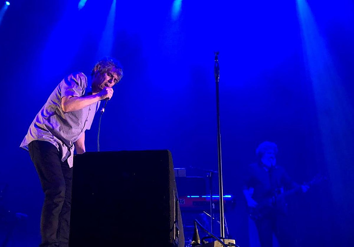 Iván Ferreiro, durante un concierto