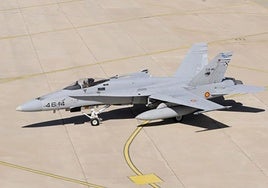 El F18 en el Ejército del Aire: 13 aviones accidentados en casi cuatro décadas de servicio