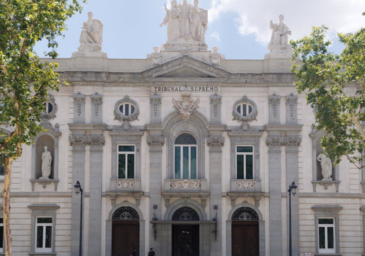 Fachada del Tribunal Supremo (archivo).