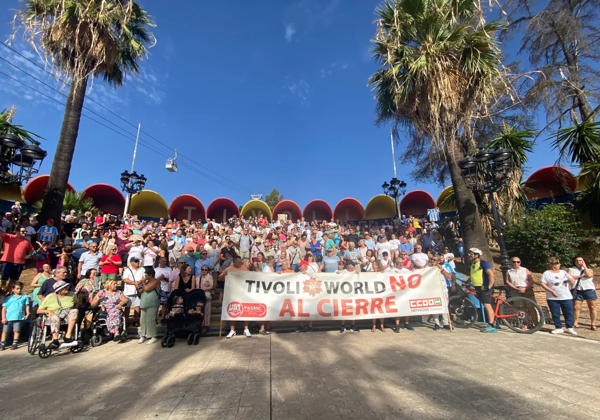 Concentración este domingo a las puertas de Tívoli World