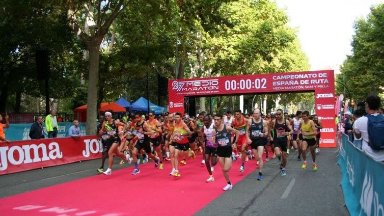 Abderrahmane Aferdi gana el Medio Maratón de Albacete y Chiki Pérez se proclama campeón de España