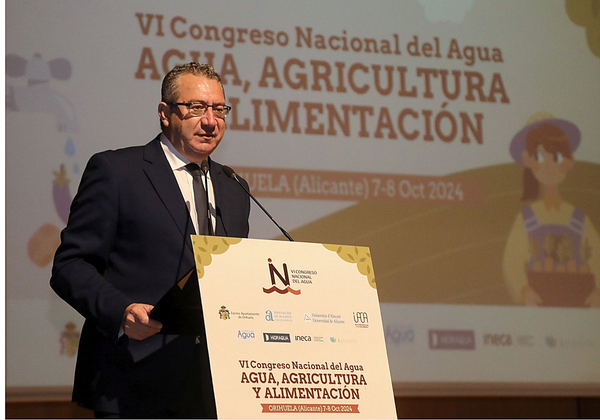 Imagen del presidente de la Diputación de Alicante, Toni Pérez