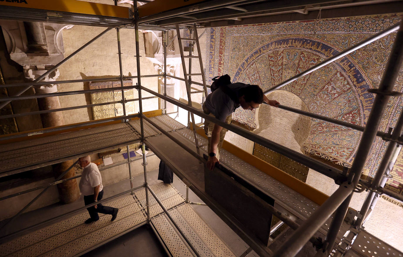 ABC en la meticulosa restauración de la maqsura de la Mezquita-Catedral de Córdoba