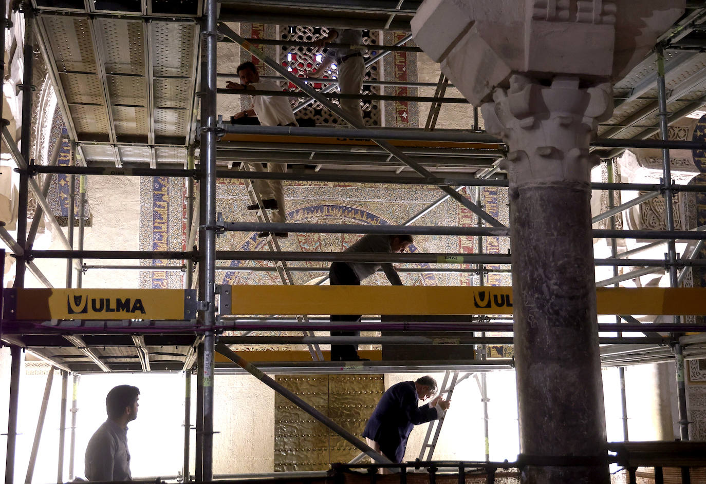 ABC en la meticulosa restauración de la maqsura de la Mezquita-Catedral de Córdoba