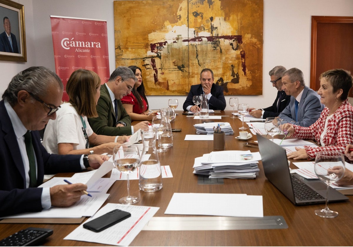 Reunión del jurado de los Premios Cámara 2023 de Alicante