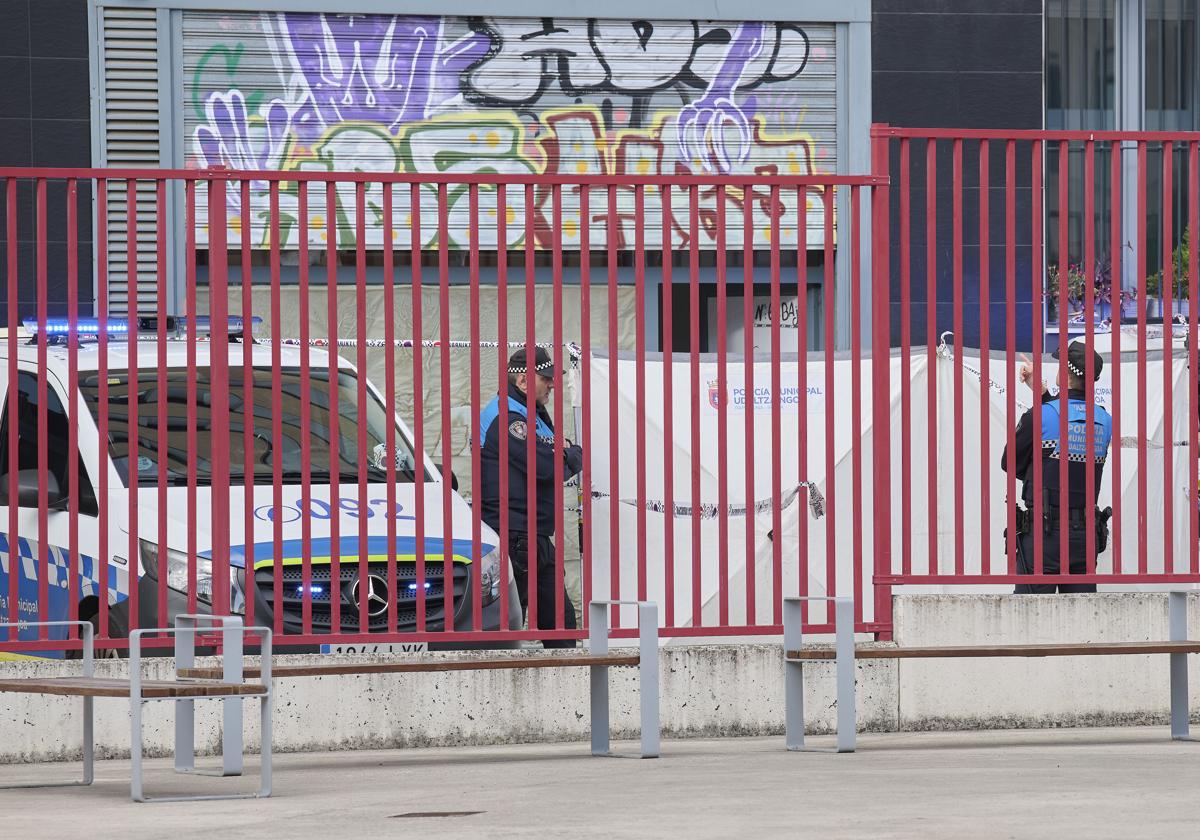 Local en el que se han producido los hechos, en el barrio de la Rochapea