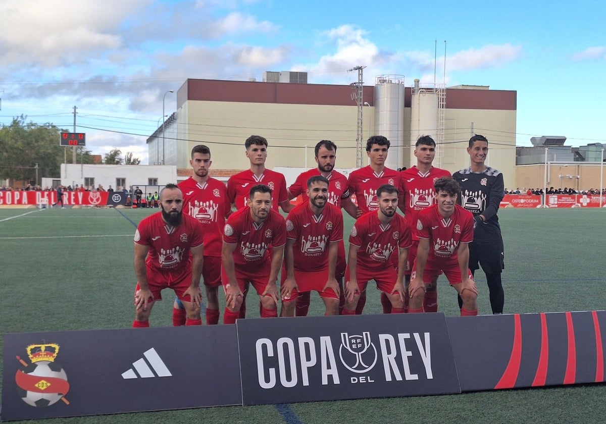 Once inicial del Sonseca ante el Parla Escuela