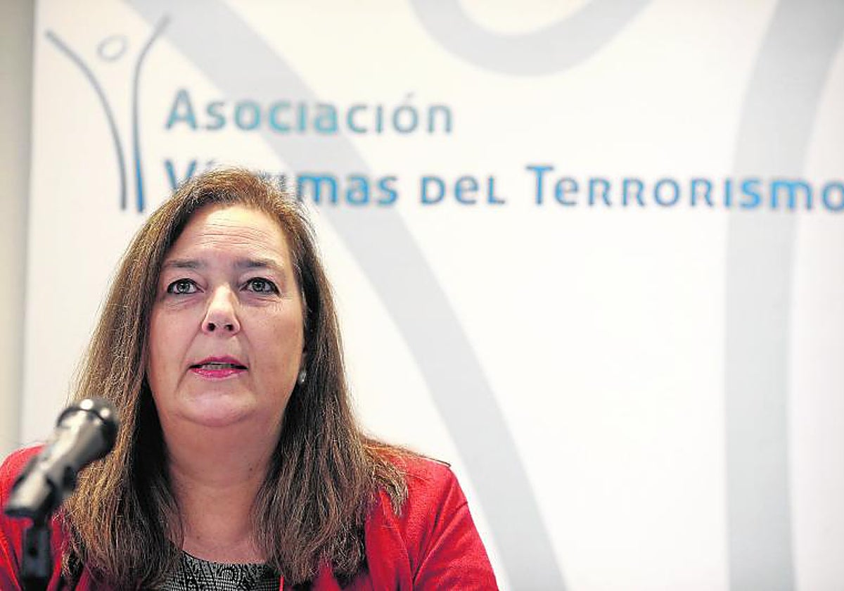 Maite Araluce, presidenta de la Asociación Víctimas del terrorismo