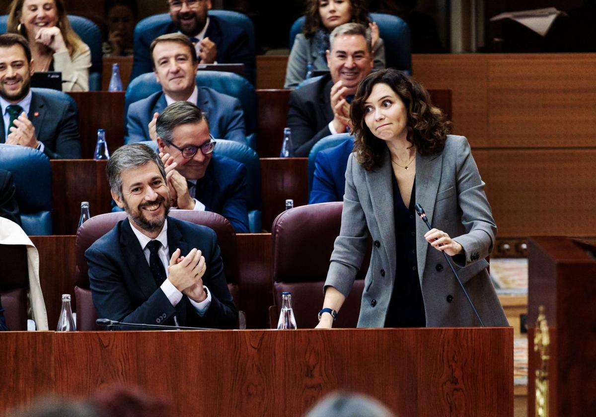 Ayuso pregunta al PSOE cómo recibirá a Begoña Gómez en la Asamblea: «¿A puerta gayola, por los pasillos, los conductos del aire?»