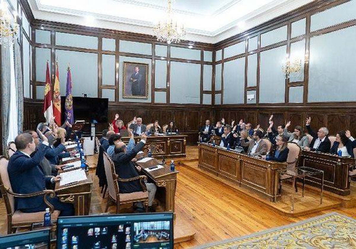 Pleno celebrado en la Diputación Provincial de Guadalajara