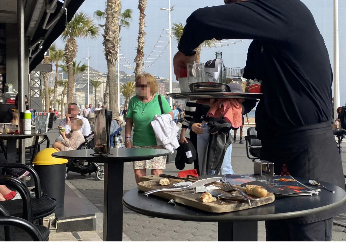 Imagen de archivo de la terraza de un restaurante