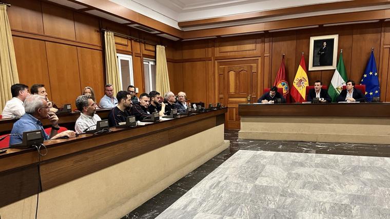 Reunión de coordinación ante la borrasca 'Berenice' en el Ayuntamiento de Córdoba