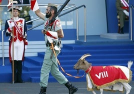 ¿Por qué la cabra es la mascota de la Legión y aparece en el desfile de las Fuerzas Armadas?