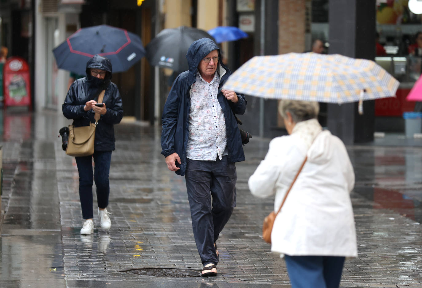 En imágenes, los últimos coletazos de la borrasca Berenice en Córdoba