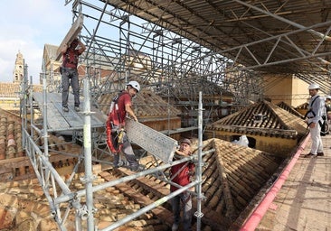 La meticulosa restauración de la maqsura de la Mezquita-Catedral de Córdoba