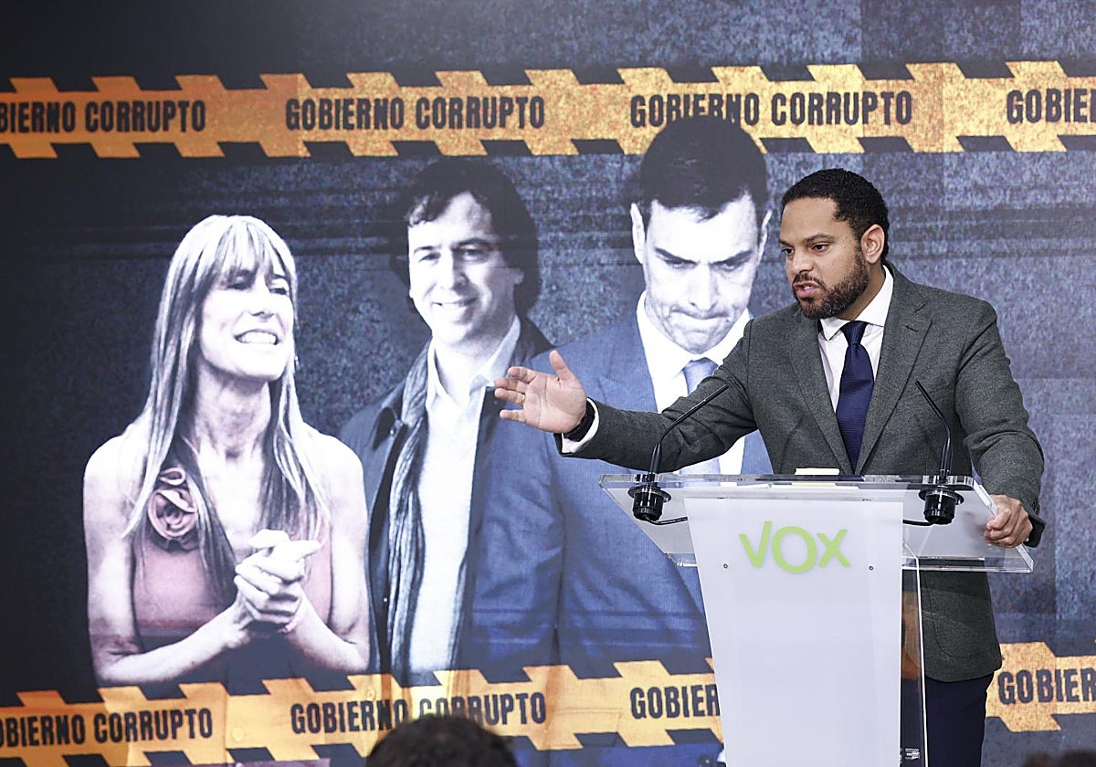 El secretario de organización de Vox, Ignacio Garriga