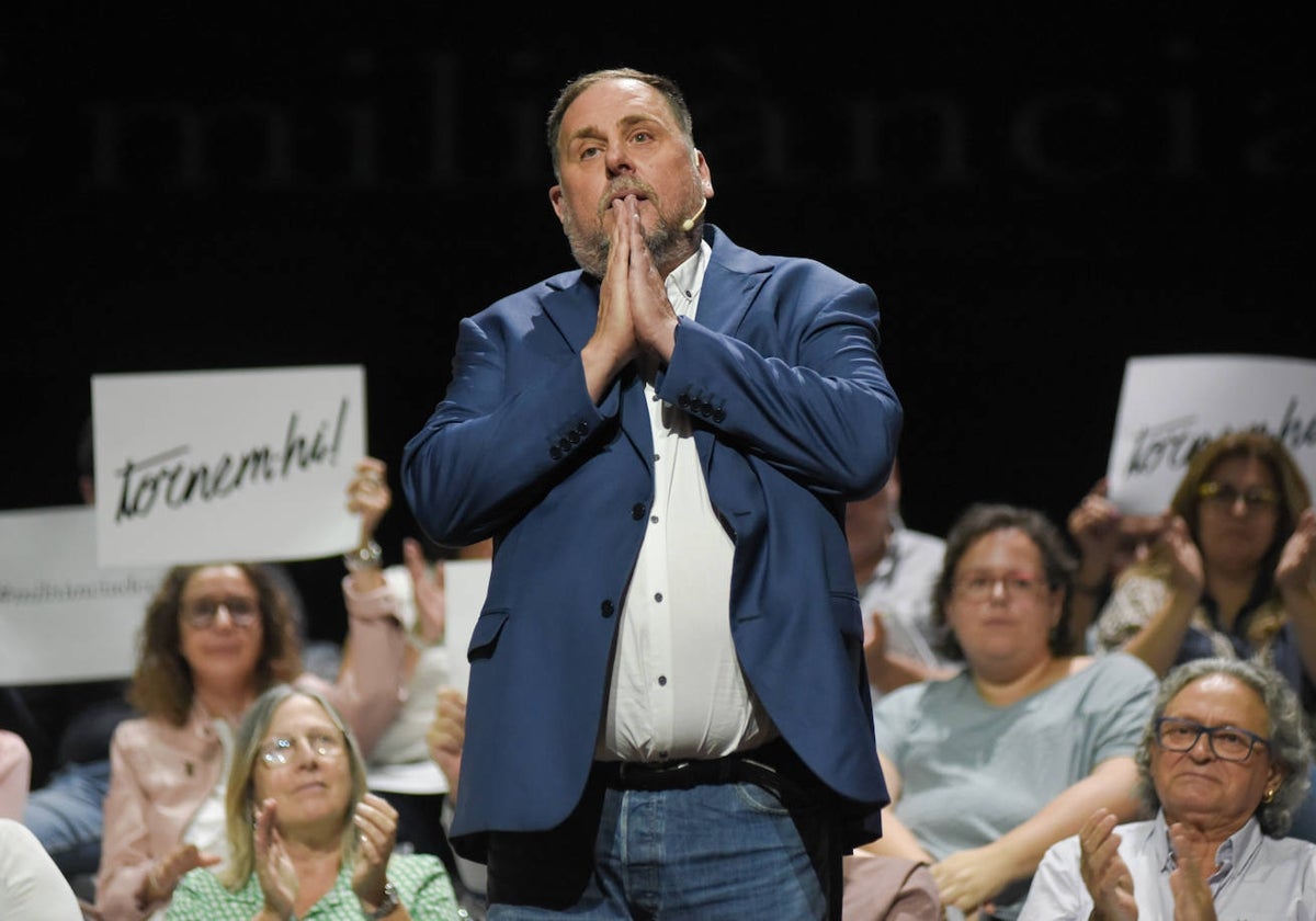 El expresidente de ERC, Oriol Junqueras