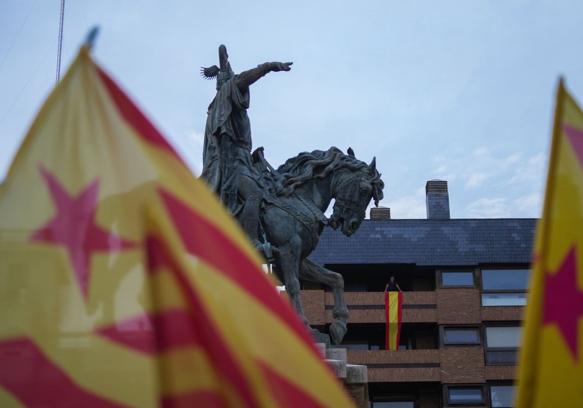 Imagen de la manifestación del 9 d'Octubre en Valencia