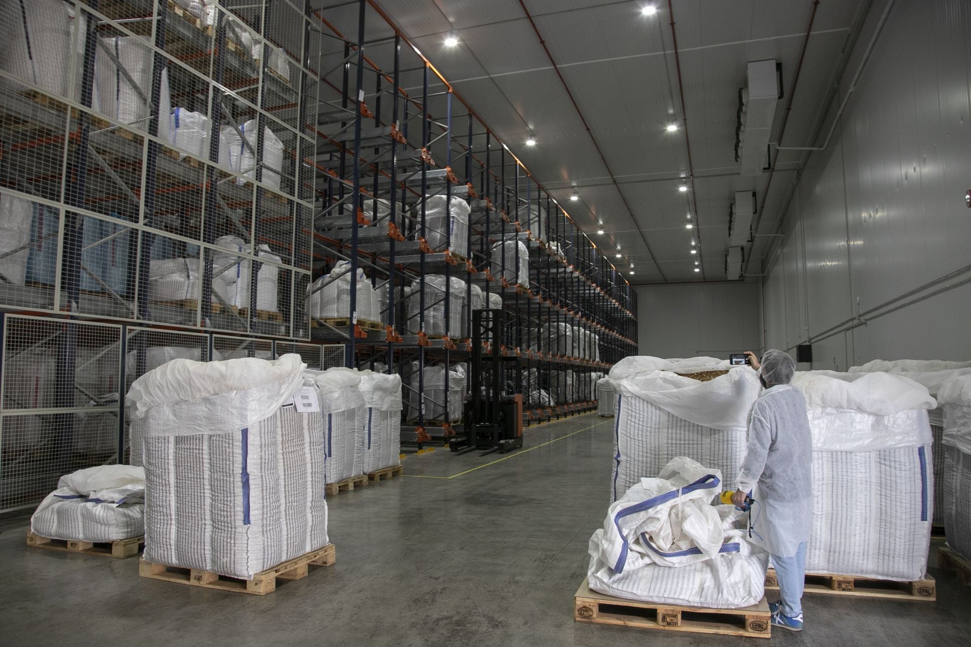 La imponente planta de almendras de Dcoop en Villarrubia, en imágenes