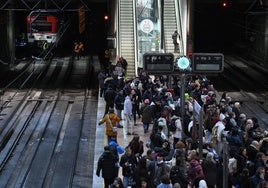 Una avería en la estación de Atocha provoca retrasos en las líneas C-3, C-4 y C-5 de Cercanías