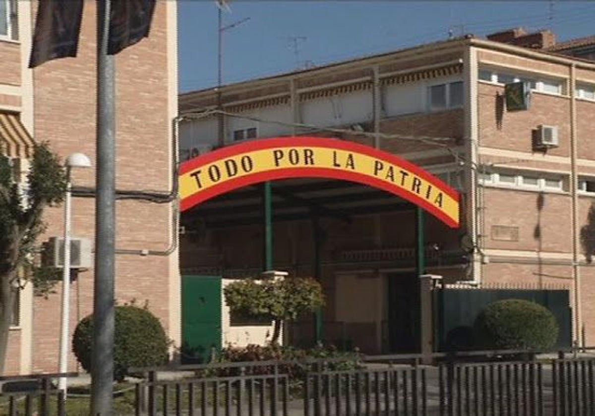 Actual cuartel de la Guardia Civil en Toledo