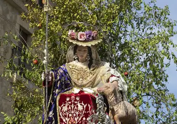 Alegría y fervor en la procesión de la Divina Pastora de la Vera-Cruz, en imágenes