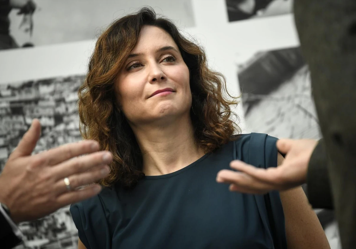 La presidenta de la Comunidad de Madrid, Isabel Díaz Ayuso