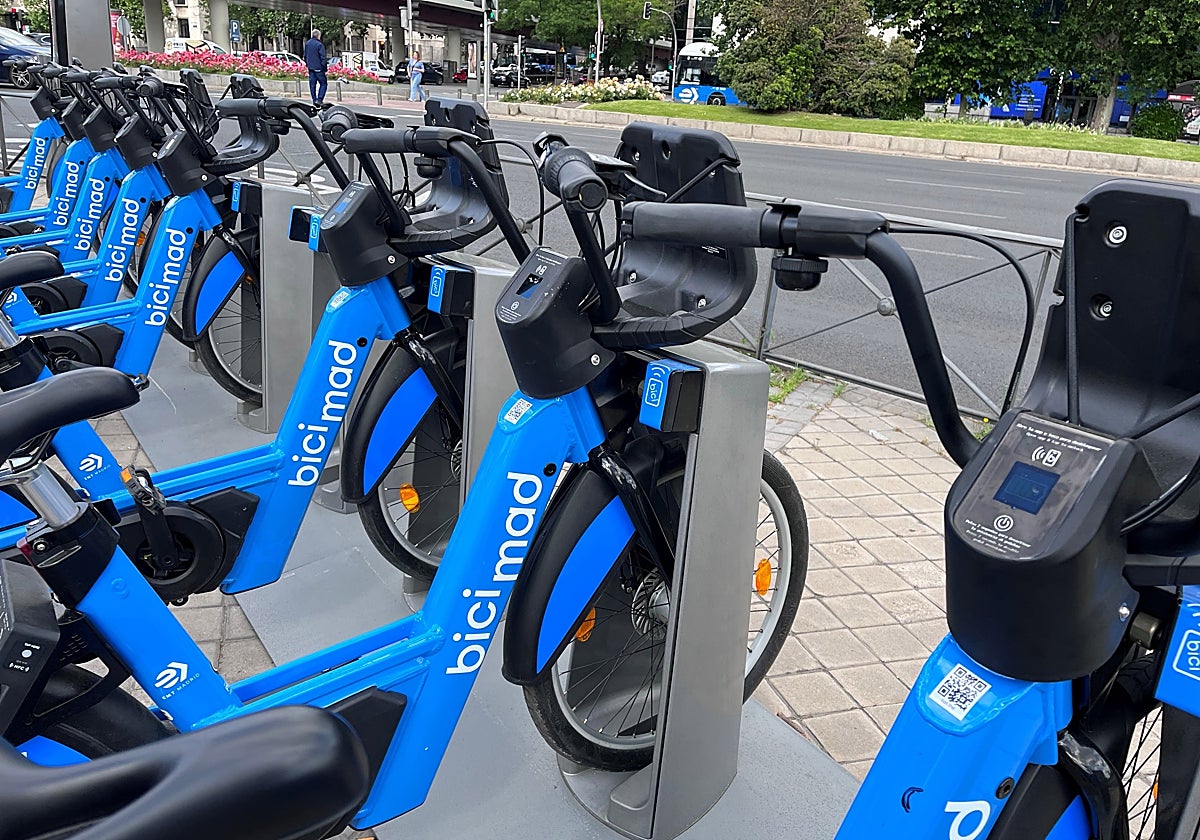 Una estación de Bicimad