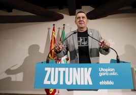 Otegi sobre la reforma del Estatuto vasco: «Será más fácil acordar con el PSOE en Madrid que aquí»