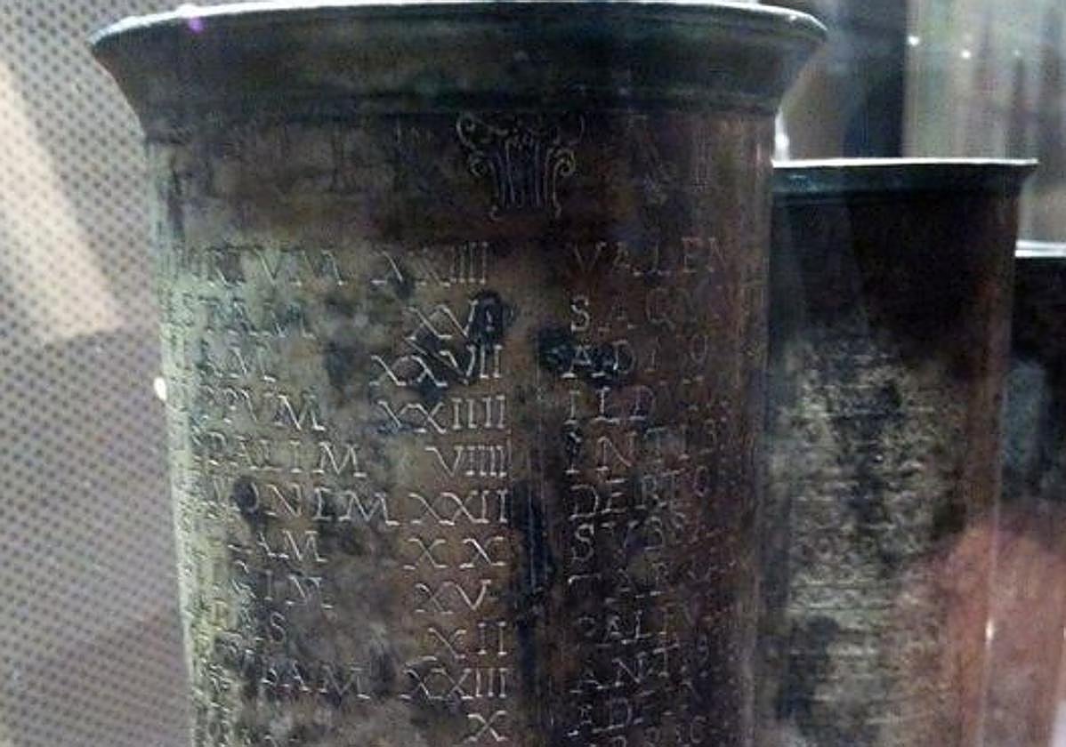 Vasos Apolinares expuesto en el