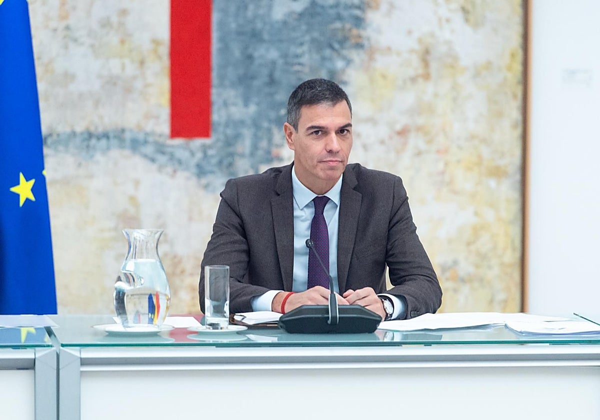 El presidente del Gobierno, Pedro Sánchez