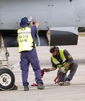 Imagen secundaria 2 - El Ejército del Aire se pone a prueba en un macro ejercicio que reúne a más de 1.500 aviadores en Canarias