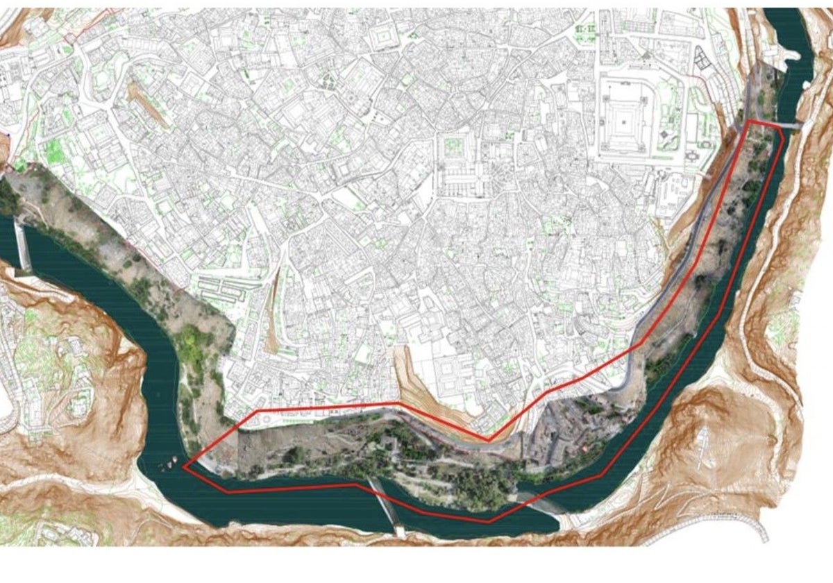 Mapa de la zona de actuación