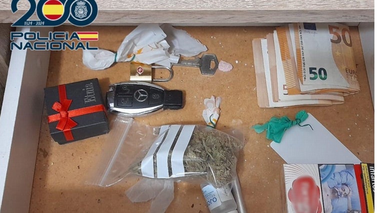 La Policía desmantela un punto negro de venta de droga en Valencia con tusi, ketamina, cocaína y marihuana