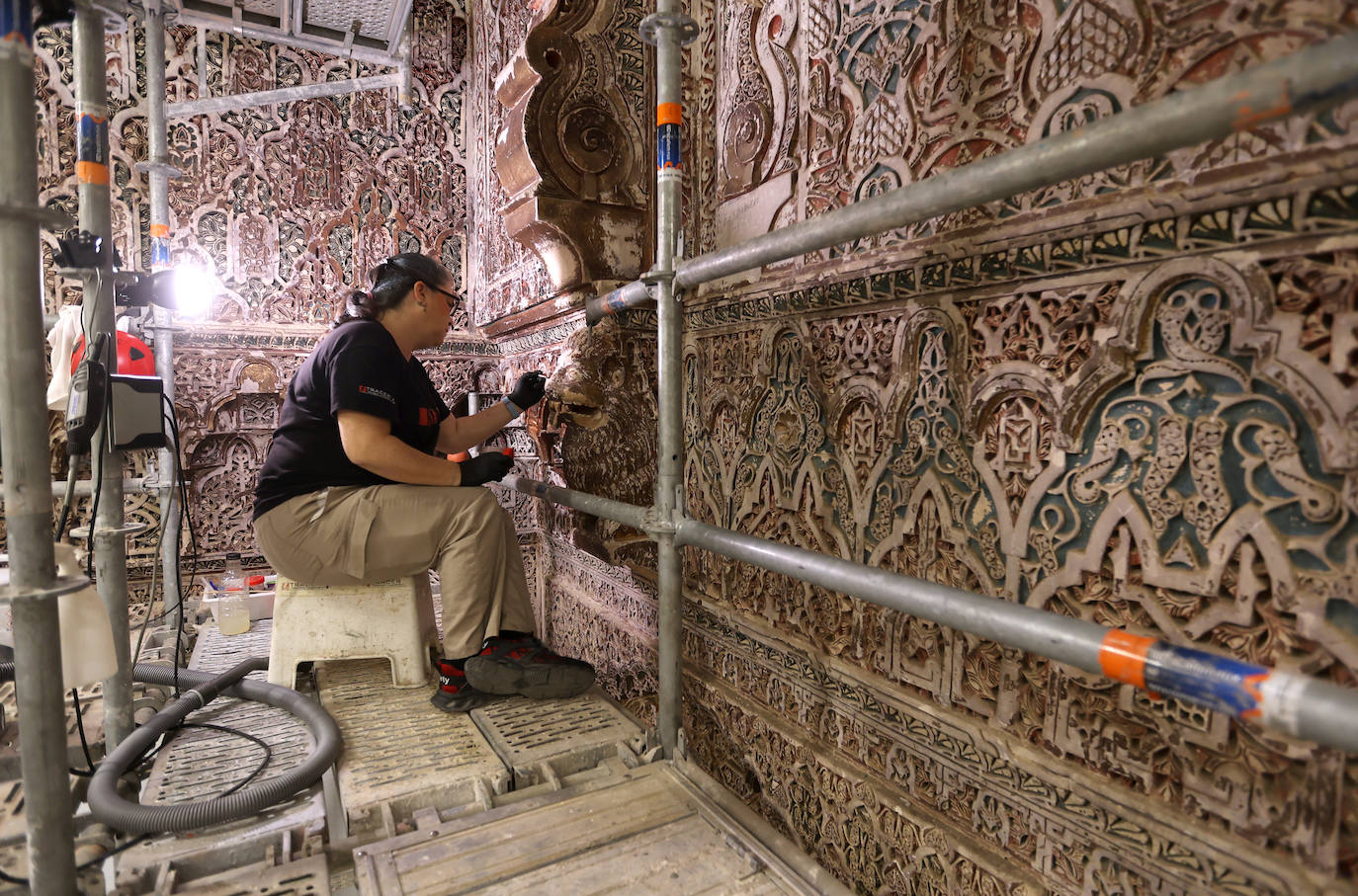 ABC en la restauración de la Capilla Real de la Mezquita-Catedral de Córdoba, en imágenes
