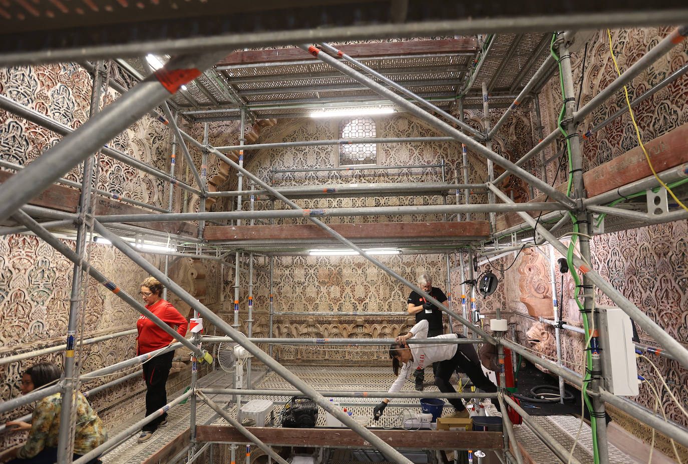 ABC en la restauración de la Capilla Real de la Mezquita-Catedral de Córdoba, en imágenes
