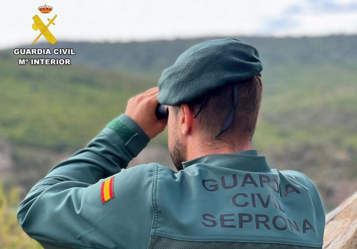 Un guardia civil del Seprona en una imagen de archivo.