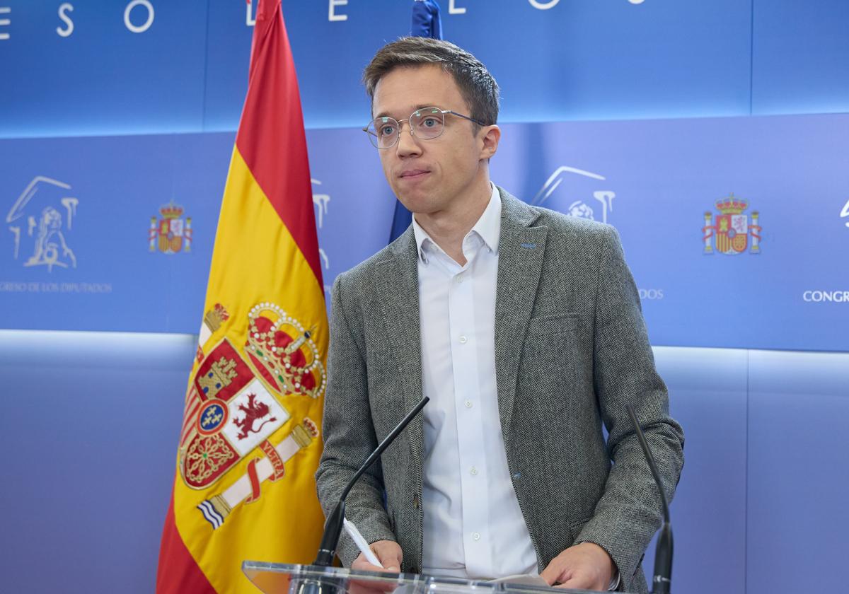 El ya exdiputado de Sumar Íñigo Errejón en una imagen de archivo