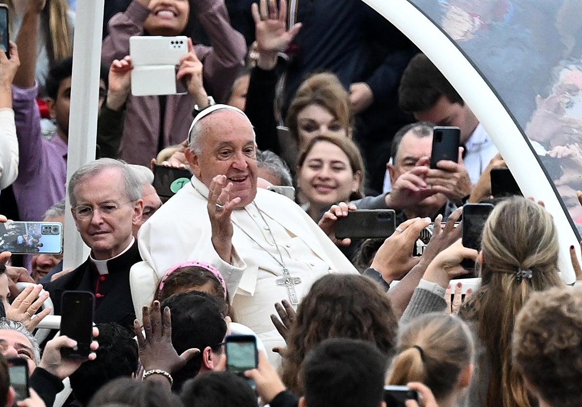 El Papa Francisco, en el Vaticano este miércoles