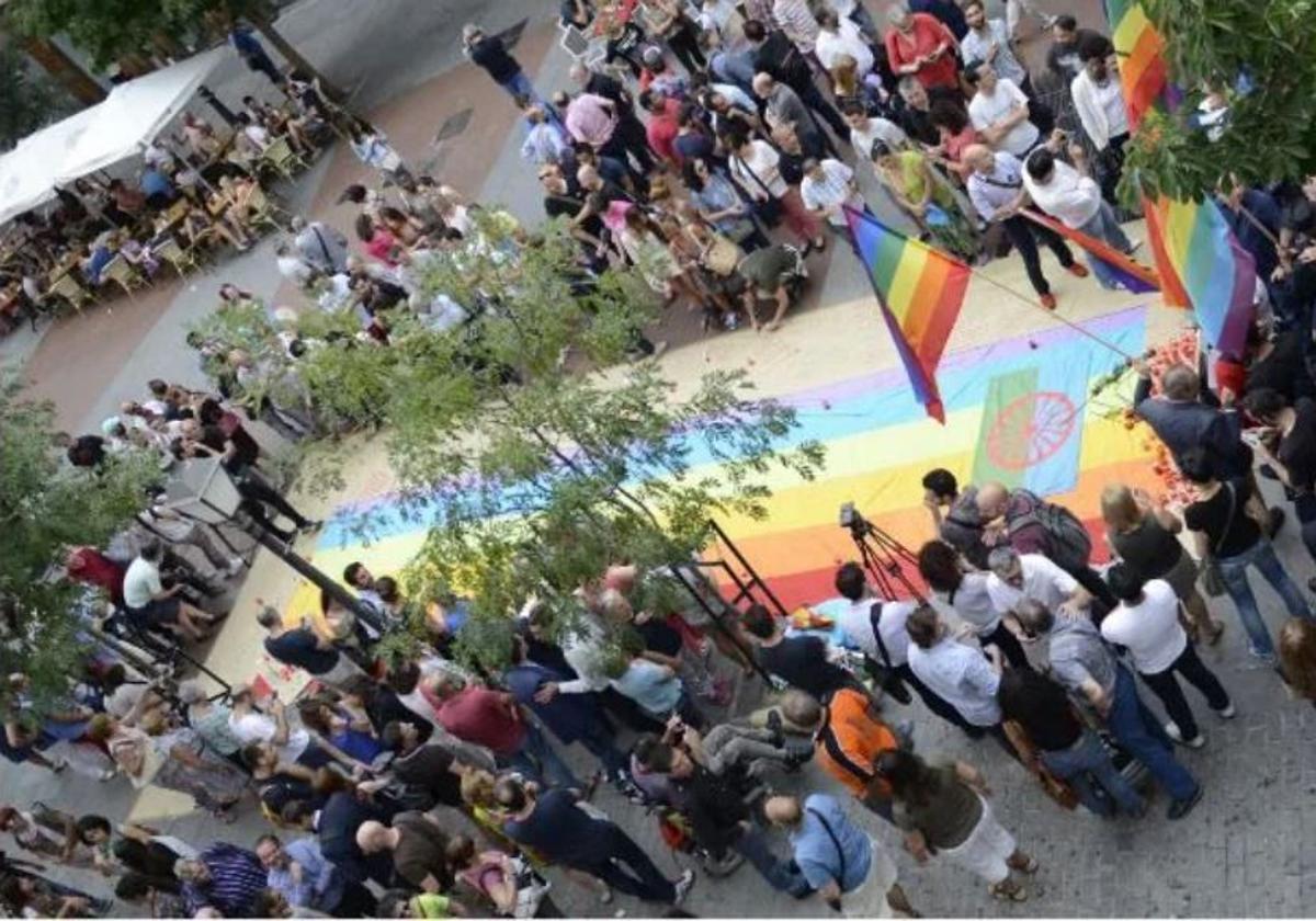 Manifestación contra las agresiones en Chueca, imagen archivo